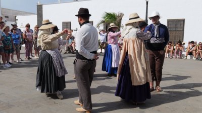 Agrupación Folklórica Guagime en Teguise. Foto: Jordi Vispo Rodríguez