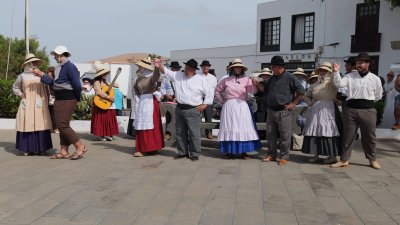 Agrupación Folklórica Guagime en Teguise. Foto: Jordi Vispo Rodríguez