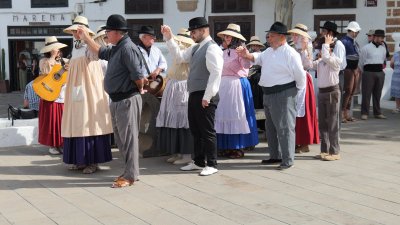 Agrupación Folklórica Guagime en Teguise. Foto: Jordi Vispo Rodríguez