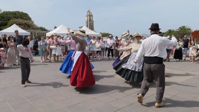 Agrupación Folklórica Guagime en Teguise. Foto: Jordi Vispo Rodríguez