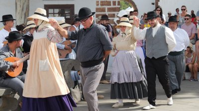 Agrupación Folklórica Guagime en Teguise. Foto: Jordi Vispo Rodríguez