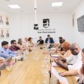 Instante de la sesión plenaria en el Ayuntamiento de San Bartolomé
