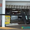 Alunizaje en la gasolinera DISA de Playa Honda. Foto: La Voz
