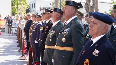 La Guardia Civil celebra en Yaiza el día de la Virgen del Pilar. Foto: Juan Mateos