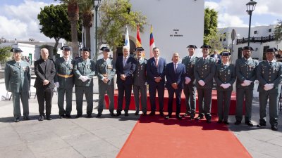 La Guardia Civil celebra en Yaiza el día de la Virgen del Pilar. Foto: Juan Mateos