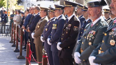 La Guardia Civil celebra en Yaiza el día de la Virgen del Pilar. Foto: Juan Mateos