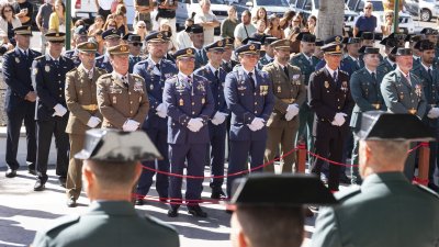 La Guardia Civil celebra en Yaiza el día de la Virgen del Pilar. Foto: Juan Mateos