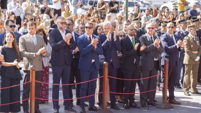 La Guardia Civil celebra en Yaiza el día de la Virgen del Pilar. Foto: Juan Mateos
