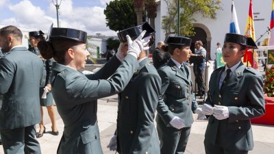 La Guardia Civil celebra en Yaiza el día de la Virgen del Pilar. Foto: Juan Mateos