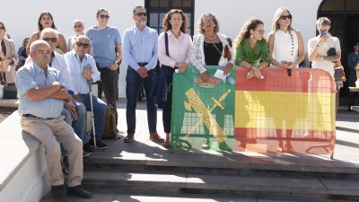 La Guardia Civil celebra en Yaiza el día de la Virgen del Pilar. Foto: Juan Mateos