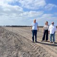 Visita a las obras del cementerio de Tías