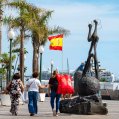 Crucero atracado en Arrecife la pasada semana, dentro del arranque de la actual temporada de cruceros