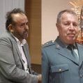 El empresario lanzaroteño Ángel Ramón Tejera y el teniente general de la Guardia Civil Pedro Vázquez Jarava