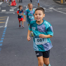 Adrián Rodríguez durante una carrera