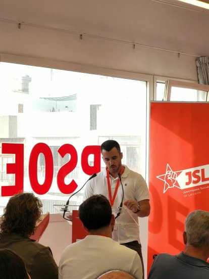 José Carlos Roger, secretario general de Juventudes Socialistas de Lanzarote