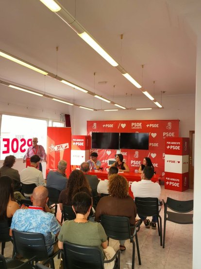José Carlos Roger, secretario general de Juventudes Socialistas de Lanzarote