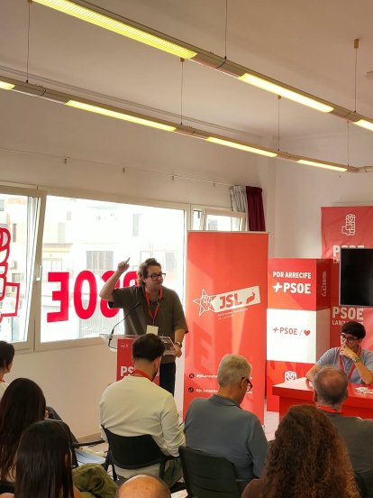 José Carlos Roger, secretario general de Juventudes Socialistas de Lanzarote