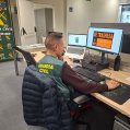 Un agente de la CiberComandancia de la Guardia Civil.
