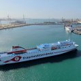 Buque Ciudad de Valencia que une actualmente Lanzarote con Cádiz