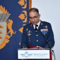 Durante el discurso del general Bayardo Abós