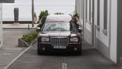 Último adiós a la parlamentaria lanzaroteña Cristina Calero. Foto: Juan Mateos