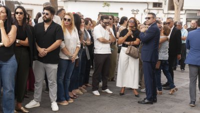 Último adiós a la parlamentaria lanzaroteña Cristina Calero. Foto: Juan Mateos