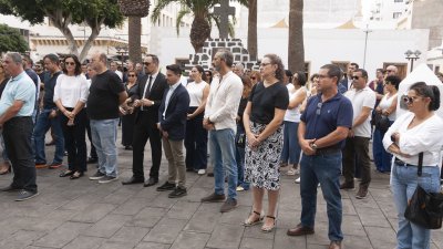 Último adiós a la parlamentaria lanzaroteña Cristina Calero. Foto: Juan Mateos