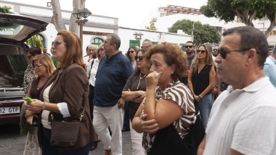 Último adiós a la parlamentaria lanzaroteña Cristina Calero. Foto: Juan Mateos