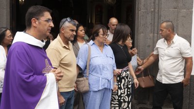 Último adiós a la parlamentaria lanzaroteña Cristina Calero. Foto: Juan Mateos