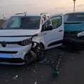 Colisiónde dos turismos en Playa Blanca