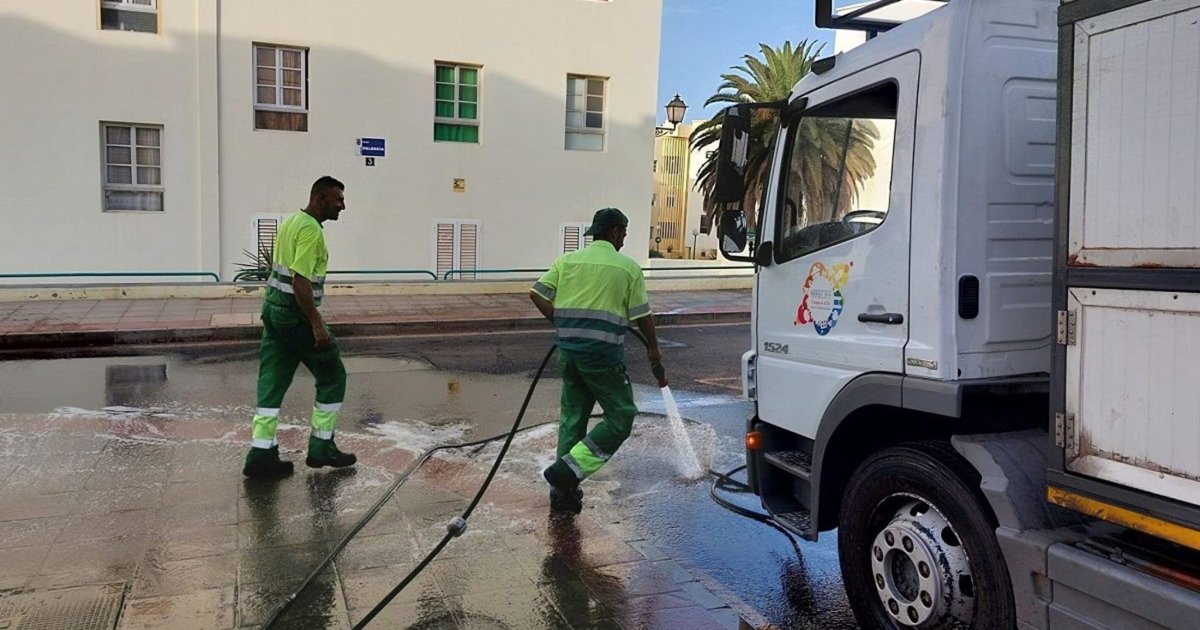 Nuevo refuerzo en la limpieza de Arrecife