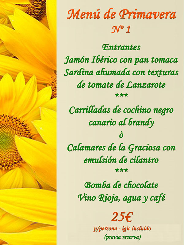 Nuevos Menus De Primavera En El Restaurante Fortuna Del Gran Casino De Lanzarote