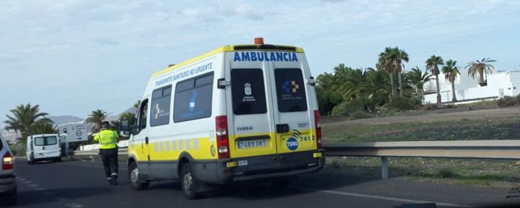 AMBULANCIA ACCIDENTE EL CABLE