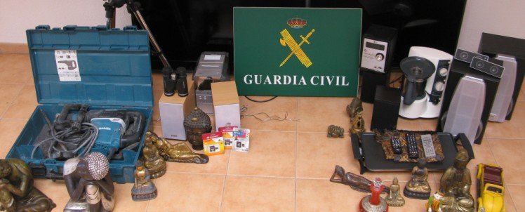 Objetos robados en las viviendas de Lanzarote