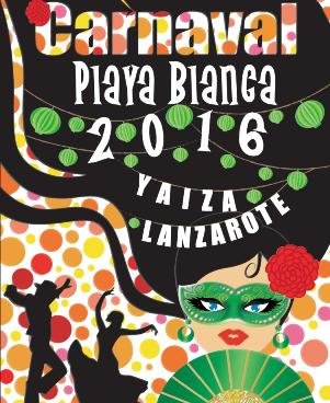 cartel Carnaval Playa Blanca 2016