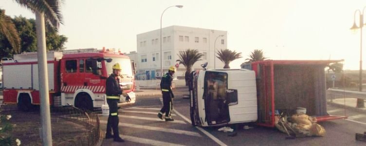 accidente camión puerto naos