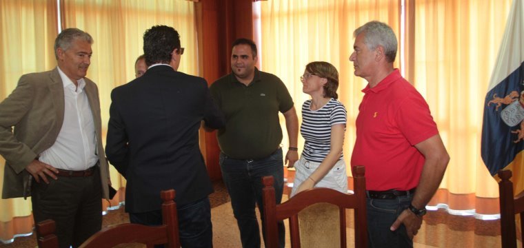 Visita Consejero de Obras Públicas a Lanzarote 2
