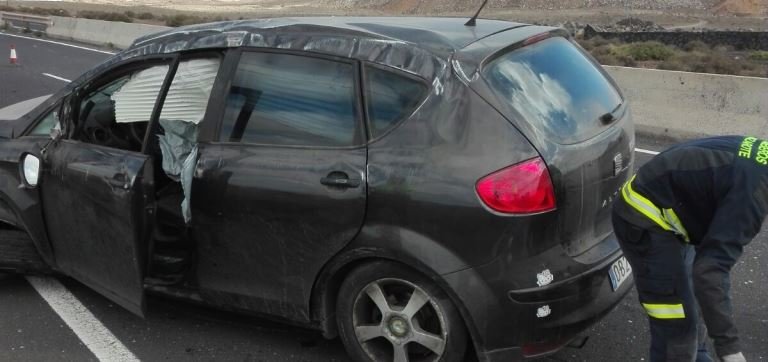 Accidente San Bartolome a Arrecife 2