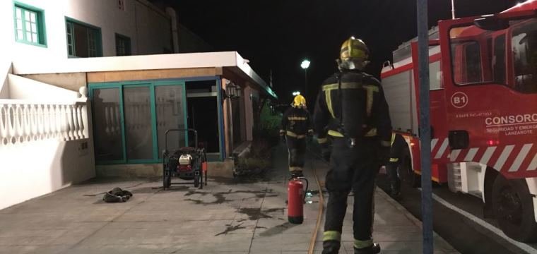 Incendio bar Punta Mujeres