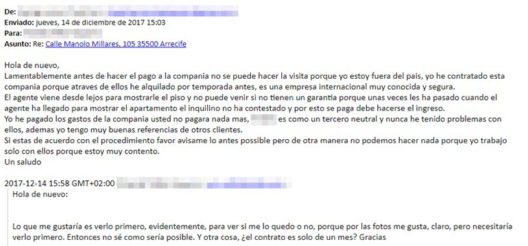 tercer email estafa pisos