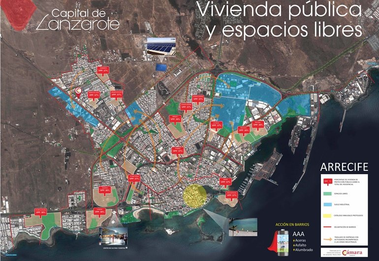 mapa viviendas camara