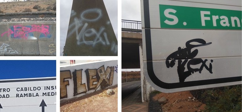 grafitis arrecife
