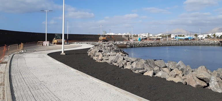 paseo charco muelle cruceros obras 3